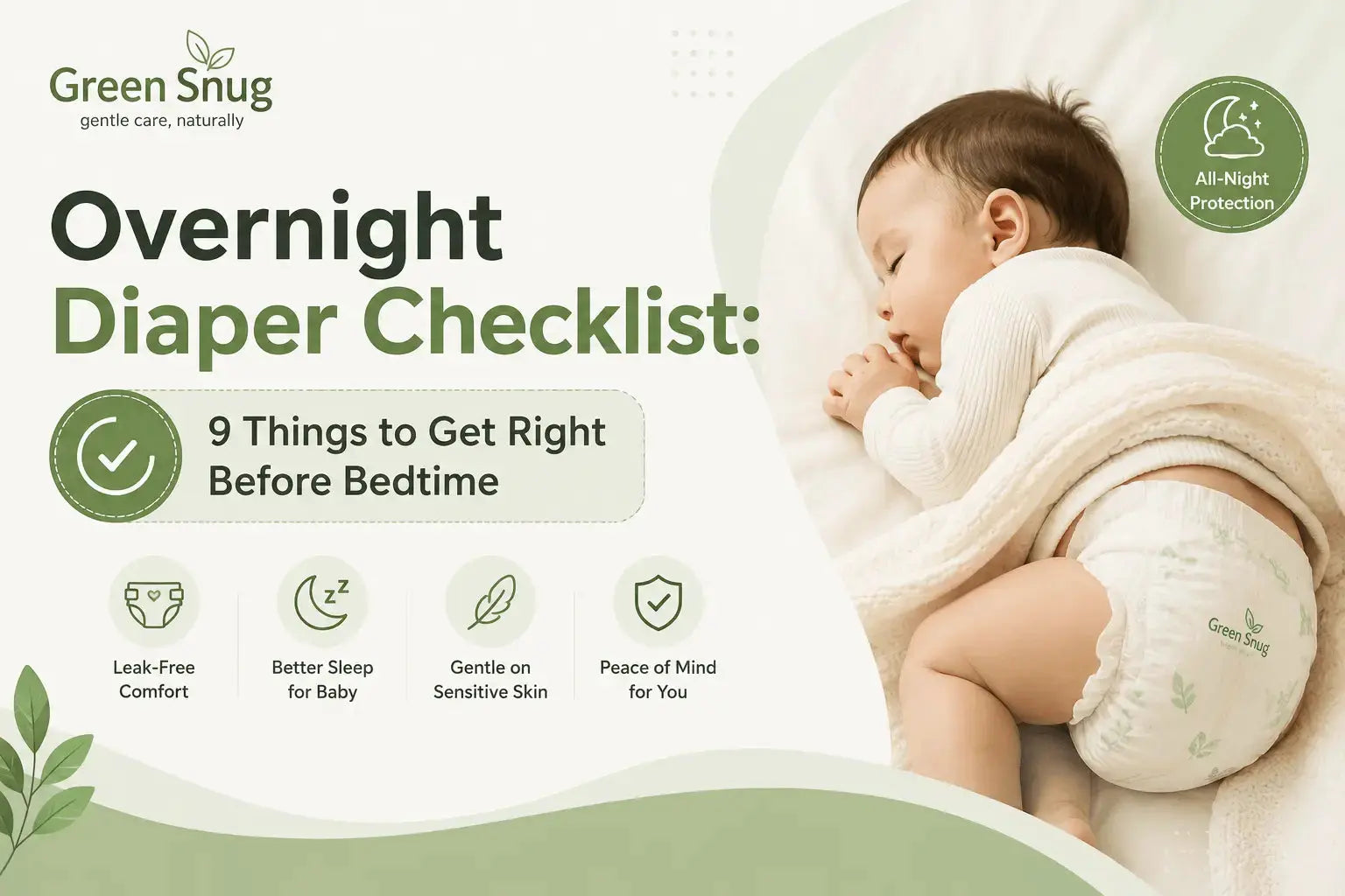 Overnight Diaper Checklist: 9 Things to Get Right Before Bedtime